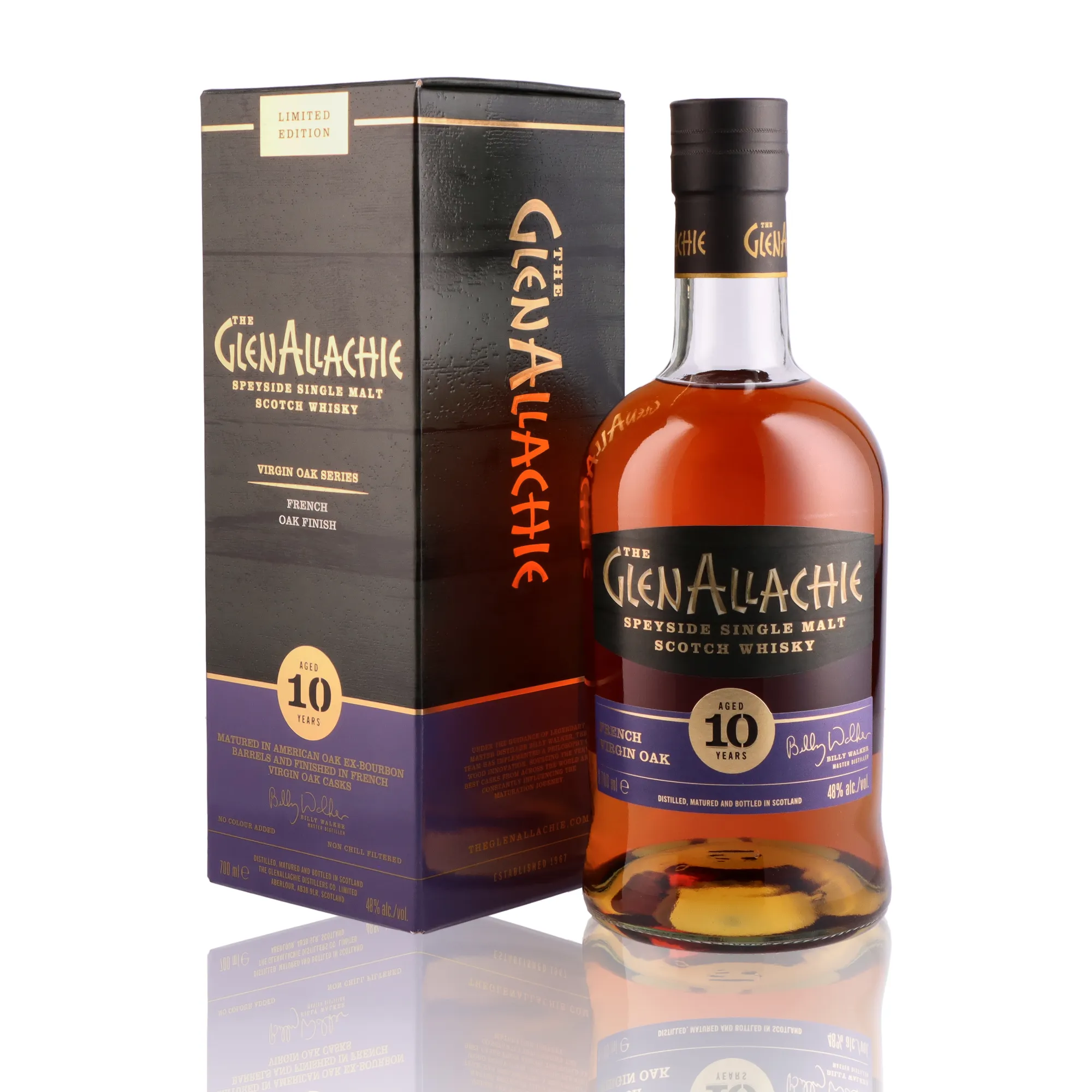 GLENALLACHIE - French Virgin Oak Finish 10 ans - 48% - Image 3