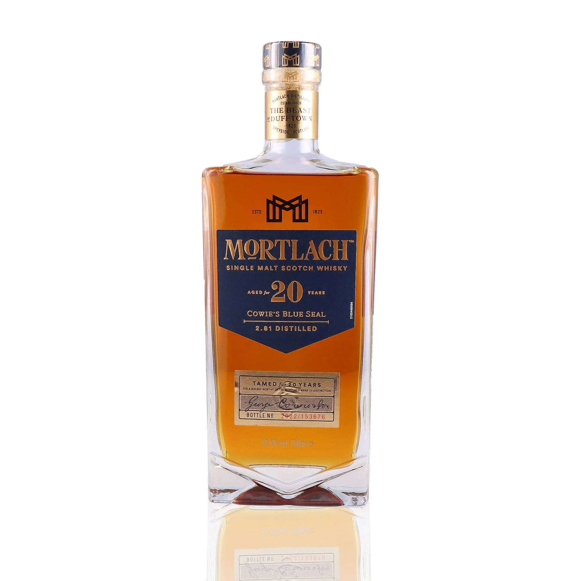 MORTLACH - 20 ans Cowie's Blue Seal - 43,4% - Image 2