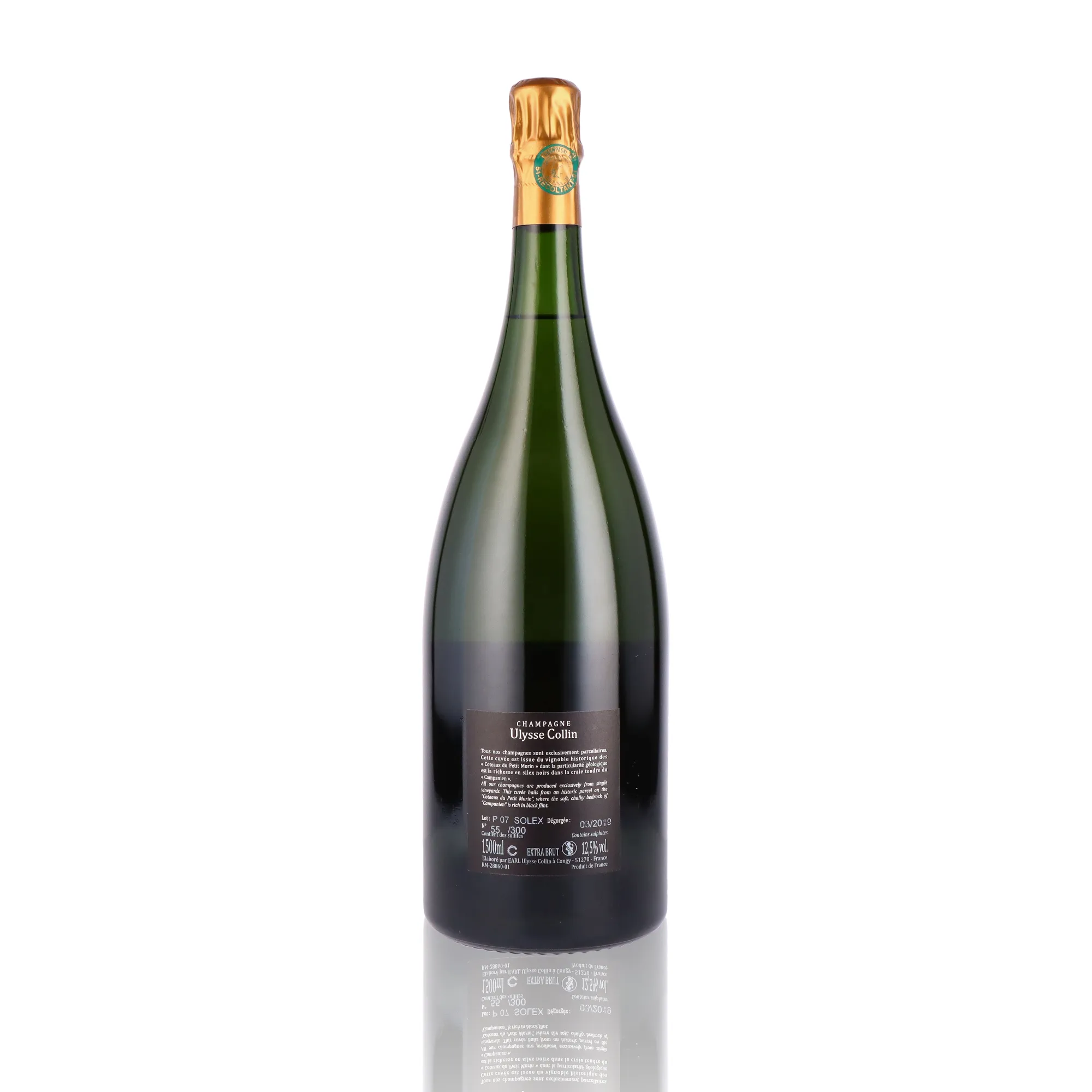 ULYSSE COLLIN - Les Pierrières Base 2007 132 Mois 1,5L  - 12,5% - Image 2